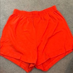 Orange SOFFE shorts